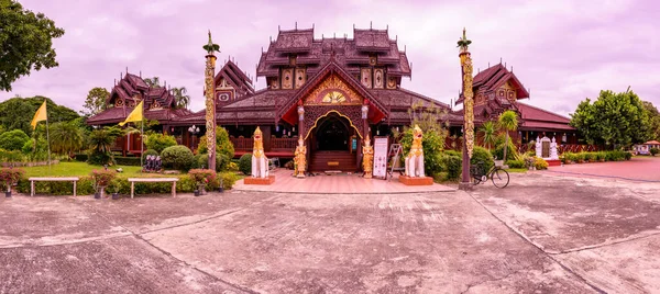 Phayao Thailand August 2020 Pamorama Wat Nantaram Chiang Kham District — 图库照片