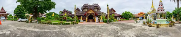 Phayao Thailand August 2020 Pamorama Wat Nantaram Chiang Kham District — Foto de Stock