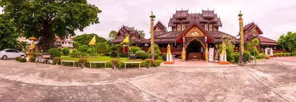 Phayao Thailand August 2020 Pamorama Wat Nantaram Chiang Kham District — 图库照片