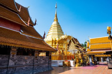 Wat Phra That Doi Suthep or Phra That Doi Suthep temple in Chiang Mai province, Thailand.
