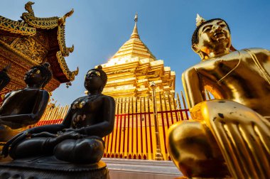 Wat Phra That Doi Suthep or Phra That Doi Suthep temple in Chiang Mai province, Thailand.