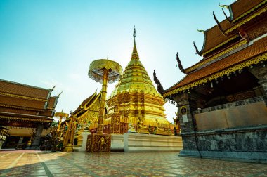 Wat Phra That Doi Suthep or Phra That Doi Suthep temple in Chiang Mai province, Thailand.