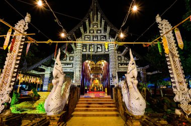 CHIANG MAI, THAILAND - 21 Aralık 2019: Lok Molee Tapınağı, Chiang Mai.