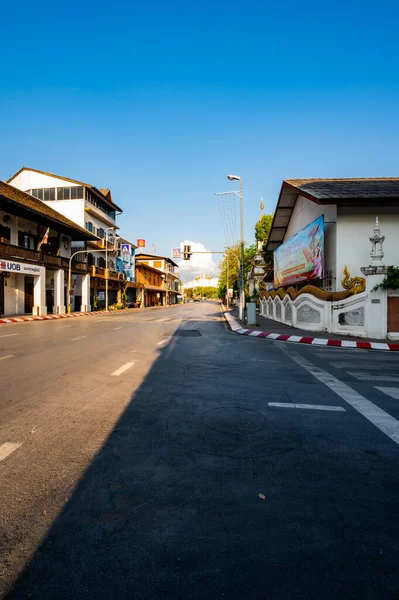 Chiang Mai Thailand Квітня 2020 Місто Чіангмай Tha Phae Road — стокове фото