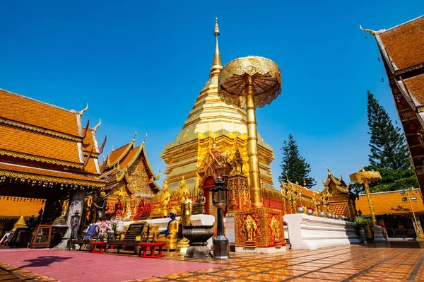 Wat Phra Doi Suthep Phra Doi Suthep Temple Chiang Mai — Fotografia de Stock