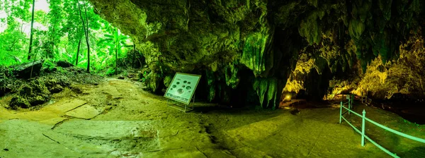 Panorama View Thamluang Cave Thamluang Khunnam Nangnon National Park Chiang — стокове фото