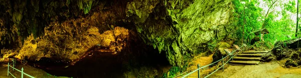 Panorama View Thamluang Cave Thamluang Khunnam Nangnon National Park Chiang — Foto Stock
