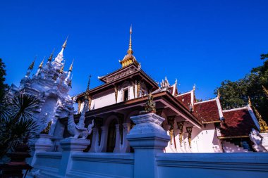 Tayland 'ın Chiangmai bölgesindeki Watphadarabhirom Tapınağı.