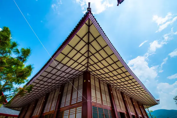 Edifício Estilo Japonês Hinoki Land Tailândia — Fotografia de Stock