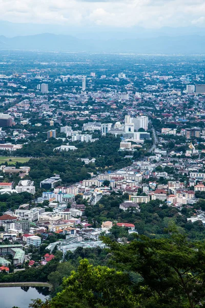 Top View Chiangmai Cityscape Thailand — Stok Foto