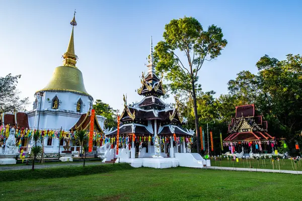 Храм Ватфадарабхиром Провинции Чиангмай Таиланд — стоковое фото