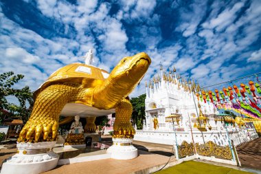 The big turtle statue in Pong Sunan temple, Thailand.