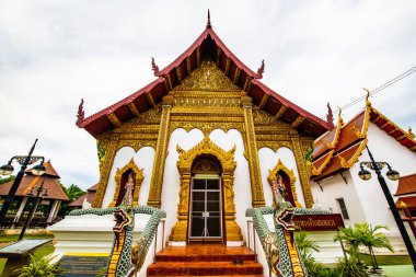 The old church in Wat Laung temple Thailand.