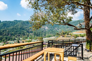 The mountain view of Doi Inthanon national park in Chiangmai province, Thailand.