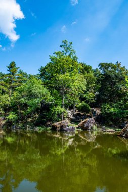Lake view with reflection in Doi Inthanon national park, Thailand.