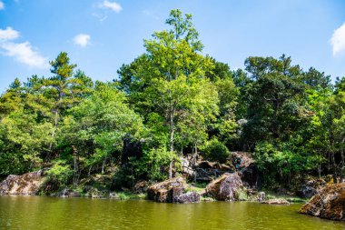 Lake view with reflection in Doi Inthanon national park, Thailand.