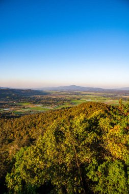 Tayland 'ın Wiang Papao semtindeki kır manzarası.