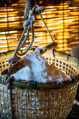Rock salt of Bokuai district in Nan province, Thailand.