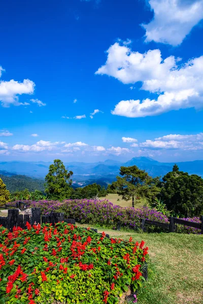 stock image Doi Kiew Lom view point in Huai Nam Dang national park, Thailand.