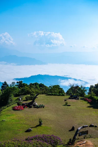 Doi Kiew Lom View Point Huai Nam Dang National Park — Fotografia de Stock