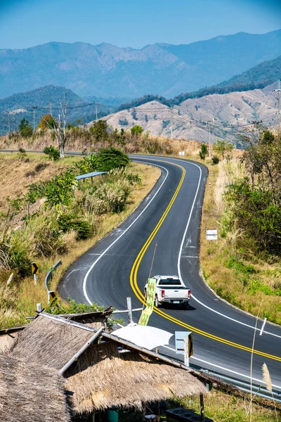 Road Mountain Boklua District Thaiföld — Stock Fotó