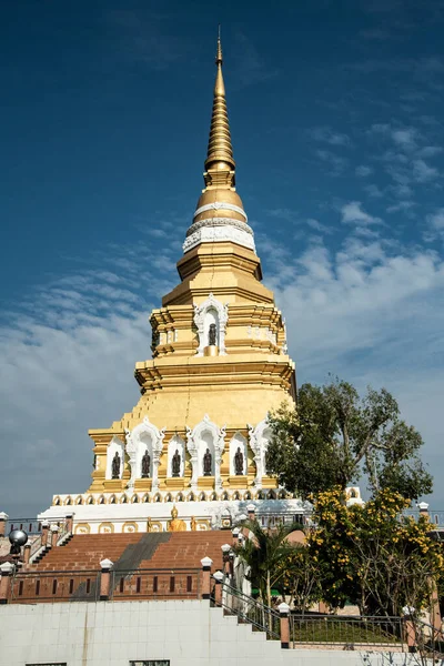 Beautiful Pagoda Phrachao Luang Mon Phrachao Lai Temple Thailand — Fotografia de Stock