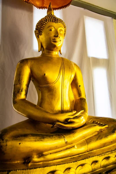 Sukhothai Golden Buddha Tailândia — Fotografia de Stock