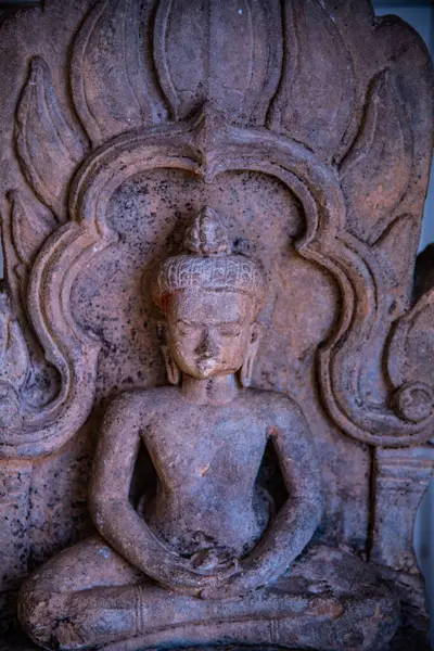 Sukhothai Eyaleti Tayland Daki Eski Buda — Stok fotoğraf