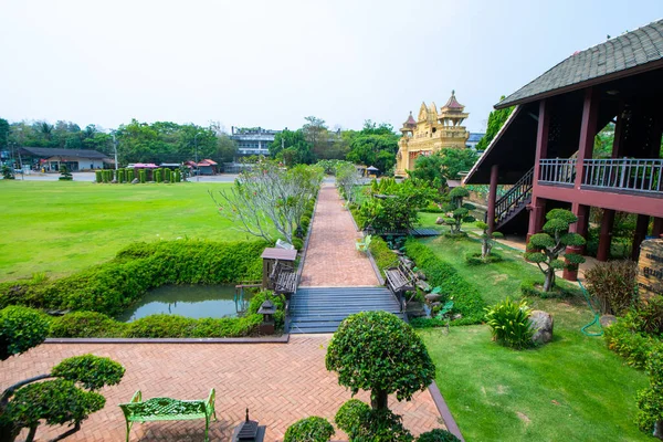 Landscape Mueang Laplae Museum Uttaradit Province — стокове фото
