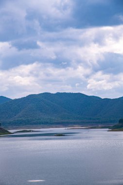 Natural view at Mae Kuang Udom Thara dam, Thailand.