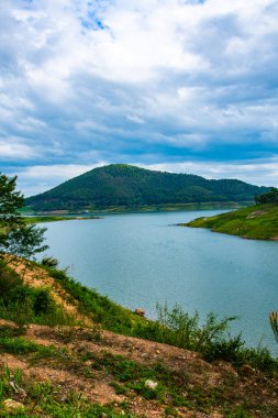 Natural view at Mae Kuang Udom Thara dam, Thailand.