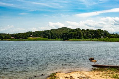 Mae Puem reservoir in Phayao province, Thailand.