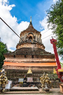 Ancient pagoda in Lokmolee Temple, Chiangmai province.