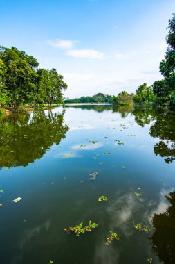 Ang Kaew Reservoir in Chiang Mai University, Thailand.
