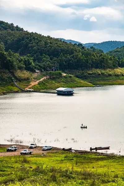 Natural View Mae Kuang Udom Thara Dam Thailand — Stock fotografie