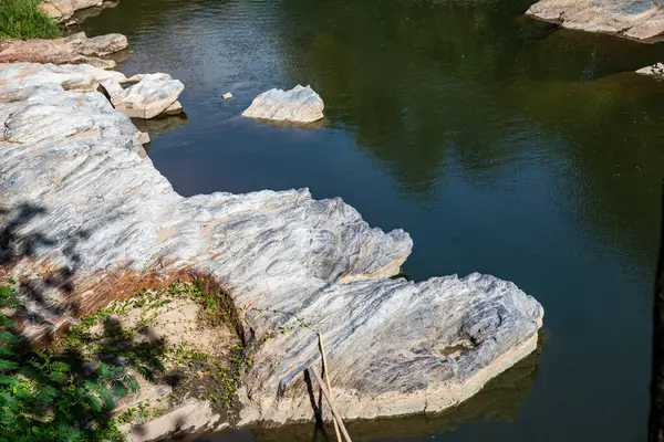 stock image Natural view in Op Khan national park, Chiangmai province.