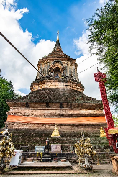 Ancient Pagoda Lokmolee Temple Chiangmai Province — Stock fotografie