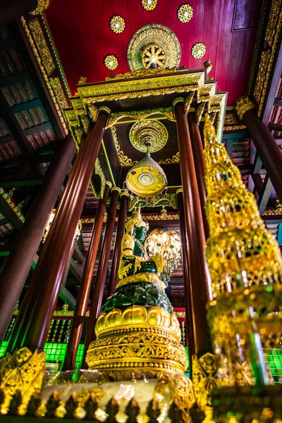 Chiang Rai Thailand October 2019 Emerald Buddha Phra Kaew Temple —  Fotos de Stock
