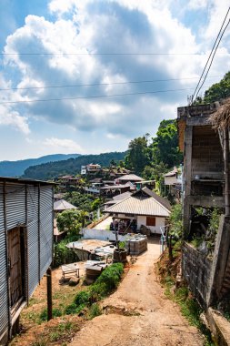Pha Hi village on the mountain, Chiang Rai province.