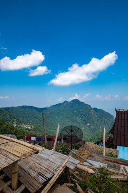 Pha Hi village on the mountain, Chiang Rai province.