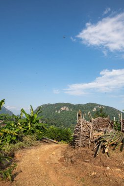 Mountain view at Pha Hi village, Chiang Rai province.