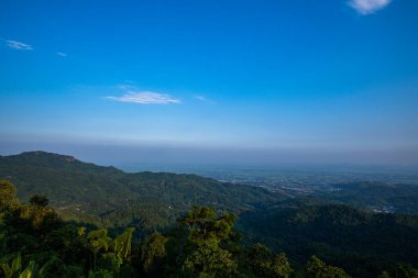Mountain view at Doi Tung view point, Chiang Rai province.