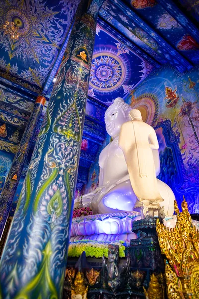 Chiang Rai Tailandia Octubre 2019 Buda Blanco Templo Rong Seur —  Fotos de Stock