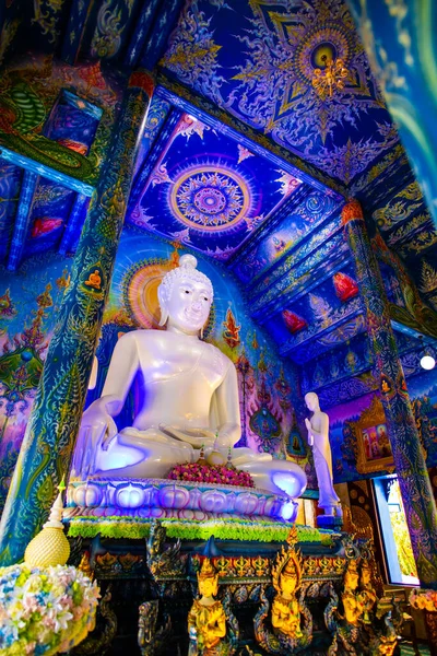 Chiang Rai Thailand Október 2019 Fehér Buddha Rong Seur Tíz — Stock Fotó