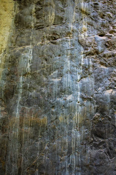Textura Roca Antigua Pintura Rupestre Phratupha Provincia Lampang — Foto de Stock