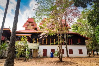 Sri Rong Muang temple in Lampang province, Thailand.