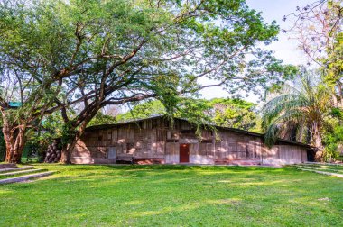 Vintage building with beautiful park in Chiang Mai province, Thailand.