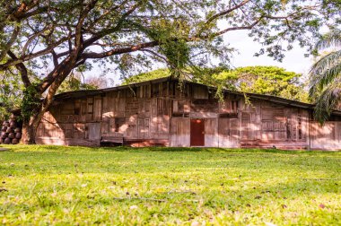 Vintage building with beautiful park in Chiang Mai province, Thailand.