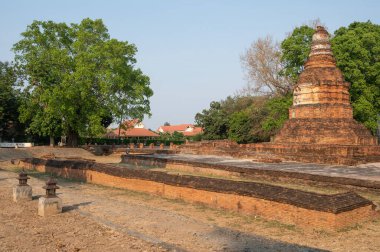 Panorama view of I-Kang temple or Wat I-Kang, Chiang Mai province.