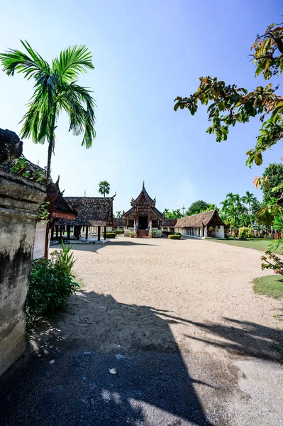 Chiang Mai Thailand November 2019 Wat Ton Kwen Intharawat Temple — Stockfoto